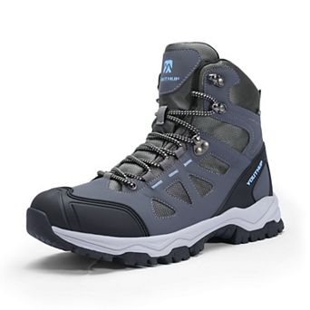 Men's Waterproof Hiking Boots Rubber Toe High-Top Trail Boots