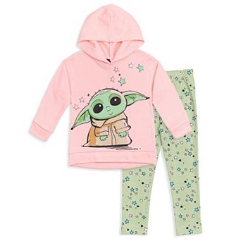 Star Wars The Mandalorian Grogu Fleece Hoodie and Leggings Set