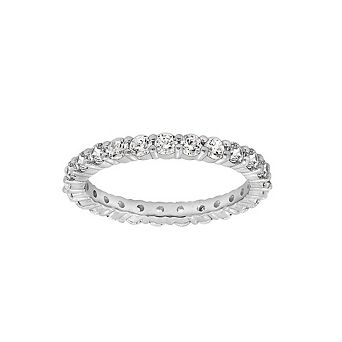 DIAMONBLISS 1.5 Carats Round Cut Eternity Ring