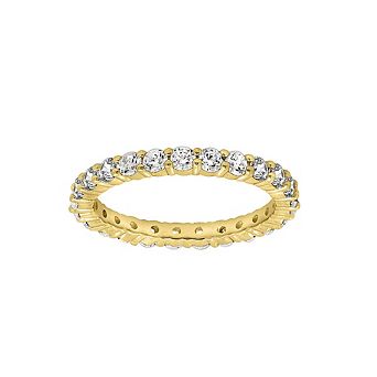 DIAMONBLISS 1.5 Carats Round Cut Eternity Ring
