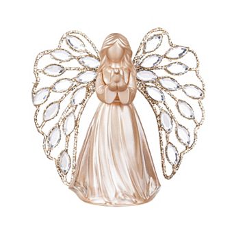 Evergreen LED Memorial Angel Table Decor 4.25-Inch