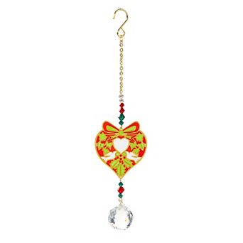 Evergreen Heart Christmas Dream Crystal Rainbow Maker Wall Decor