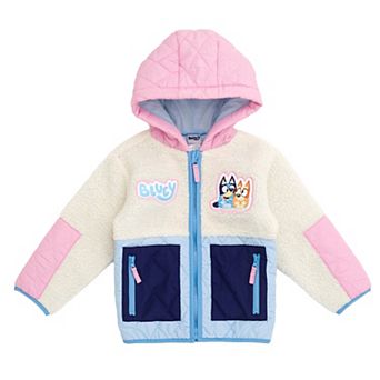 Bluey Hooded Fleece Zip-Up Jacket