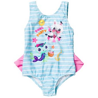 Dreamworks Gabby's Dollhouse One Piece Bathing Suit