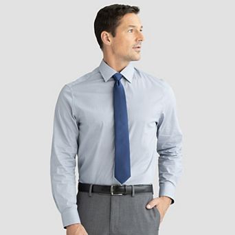 Men's Nick Graham Halls Creek Hexagon Modern Fit Dress Shirt & Tie Set