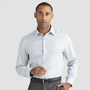 Men's Nick Graham Middleton Molecular Geo Traveler Modern Fit Dress Shirt