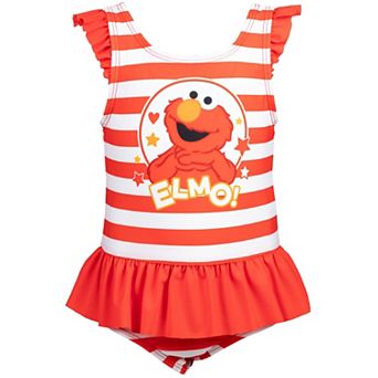 Sesame Street Elmo Sleeveless One-Piece Bathing Suit