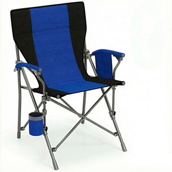 Costway Folding Camping Chair for Adults Portable Lawn Chair with Cup Holder & Side Pocket