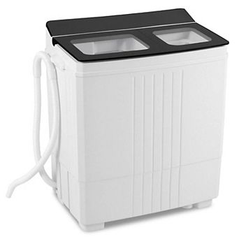 Costway Portable Washing Machine, 20 lbs Compact Laundry Machine with 12 LBS Washer