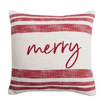 Carol & Frank Merry Christmas Throw Pillow