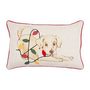 Carol & Frank Naughty Puppy Decorative Throw Pillow