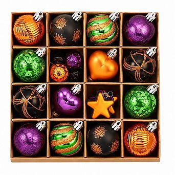 28-Pack Fall Shatterproof Hanging Tree Ornaments Farmhouse Harvest Thanksgiving Decor