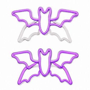 Animated Flying Bat Neon Light Adjustable Speed Wall Decor