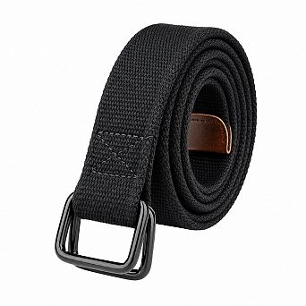 Big and Tall Mens Canvas Double Ring Belts Plus Size Long Durable Casual