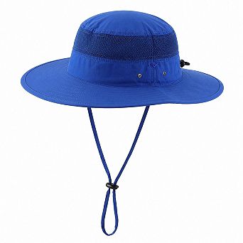 UPF 50 Wide Brim Sun Hat Breathable Outdoor Fishing Hiking Safari Cap