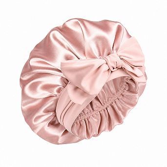 Adjustable Double Layer Satin Sleep Bonnet Reduce Frizz Protect Hair For Women Men