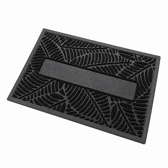 Heavy Duty Rubber Dirt Trapping Non Slip Low Profile Easy Clean Indoor Outdoor Doormat