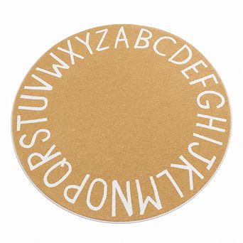 Alphabet Soft Crawling Mat Non Slip Machine Washable Play Rug for Kids Bedroom