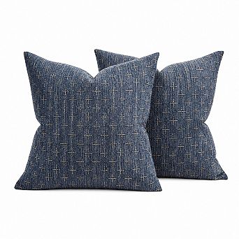 Modern Farmhouse Woven Textured Linen Throw Pillow Covers Decorative Cushion Covers For Home