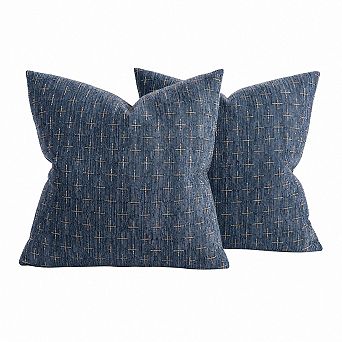 Woven Textured Polyester Throw Pillow Covers Farmhouse Rustic Home Decor