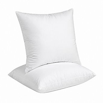 Soft Throw Pillow Inserts Set Machine Washable Durable Decorative Home Couch Bed