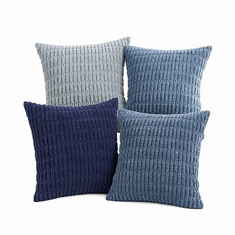 Corduroy Striped Throw Pillow Covers Soft Farmhouse Boho Home Decor