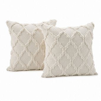 Boho Moroccan Corduroy Throw Pillow Covers Soft Plush Accent Cushion Cases for Home Couch Sofa