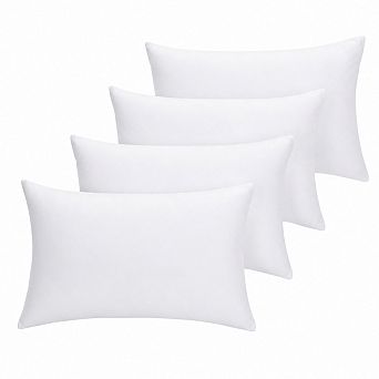 Soft Throw Pillow Inserts Set Of 4 Durable Machine Washable For Home Decor