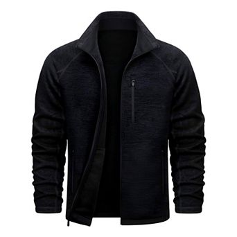 Mens Business Casual Fleece Jacket