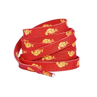 Women's 1 Pair Flat Thin Shoelaces Red Sneakers Shoelaces Wedding Celebration 63.0"