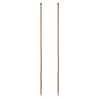 2 pc 13.78''Knitting Needle, Straight Single Pointed Wooden Sweater
