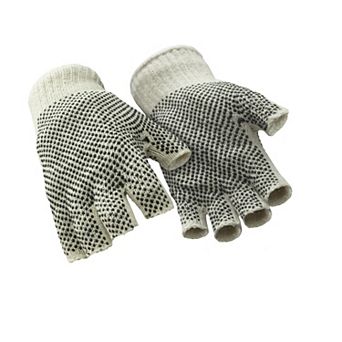 RefrigiWear Midweight Double Sided Fingerless Dot Grip Work Gloves (Sold by the Dozen)
