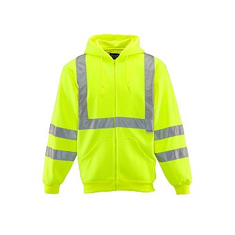 RefrigiWear Men's HiVis Hooded Sweatshirt