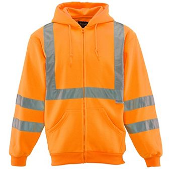 RefrigiWear Men's HiVis Hooded Sweatshirt