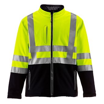 RefrigiWear Men's HiVis Insulated Softshell Jacket