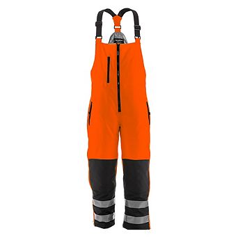 RefrigiWear HiVis Insulated Softshell Bib Overalls