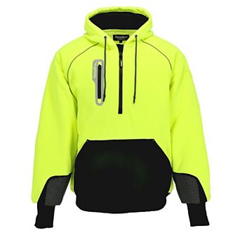 RefrigiWear Men's HiVis PolarForce Pullover Sweatshirt