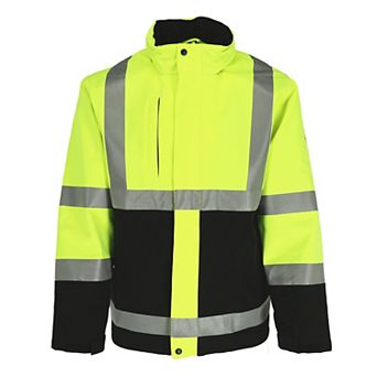 RefrigiWear Men's HiVis 3-in-1 Rainwear Jacket