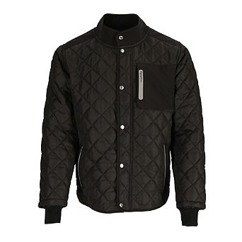 RefrigiWear Men's Insulated Diamond Quilted Jacket
