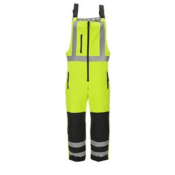 RefrigiWear HiVis Insulated Softshell High Bib Overalls