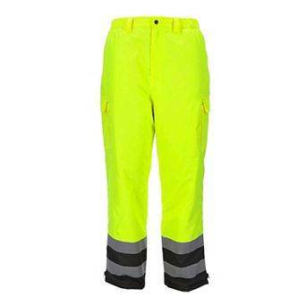 RefrigiWear Men's HiVis Insulated Waterproof Pants
