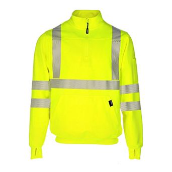 RefrigiWear HiVis Quarter-Zip Sweatshirt