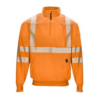 RefrigiWear HiVis Quarter-Zip Sweatshirt
