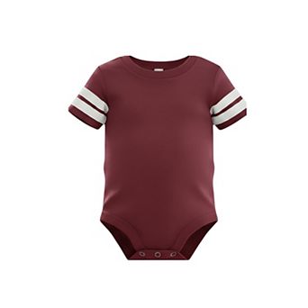 Infant Short Sleeve Football Bodysuit