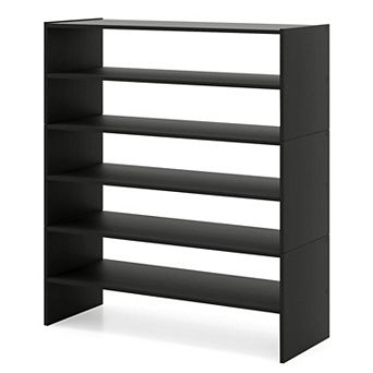 Costway Stackable Shoe Rack 31-Inch Horizontal Organizer 2 tier StorageShelf