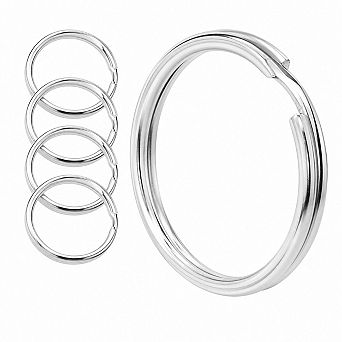 Marine Grade 316L Stainless Steel Split Key Rings For Organization And Diving