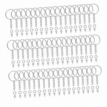 360 pc Keychain Hardware Bulk Set For DIY Crafts Making