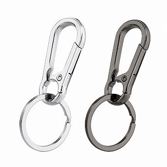 Alloy Metal Keychain Holder Quick Release Hook For Car Home Keys