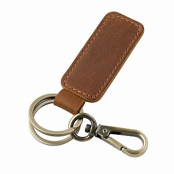Genuine Leather Universal Car Home Office Keychain Holder For Men Women