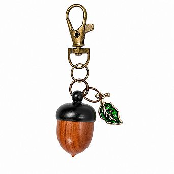 Acorn Pill Container Keychain Portable Medicine Storage Charm